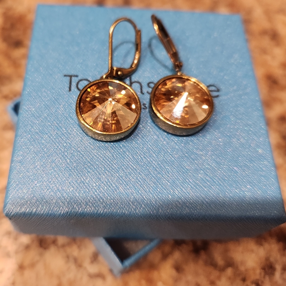 Touchstone Swarovski crystal earrings